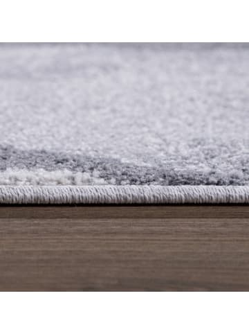 KADIMA DESIGN Teppich Kurzflor Geometrisch Wohnzimmer in Grau