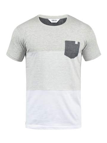 !SOLID Rundhalsshirt SDMalte in Grau