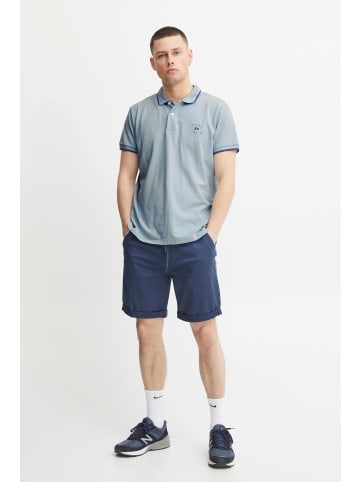 BLEND Poloshirt BHPolo - 20715178  Kurzärmliges Poloshirt mit Label-Detail in Blau