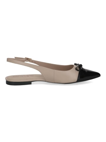 Caprice Ballerinas Beige/Schwarz