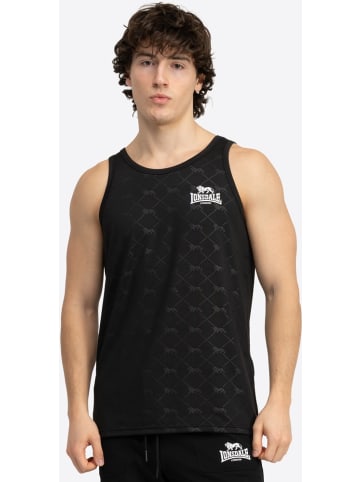 Lonsdale T-Shirt "Sandringham Funktionssinglet Normale Passform" in Schwarz