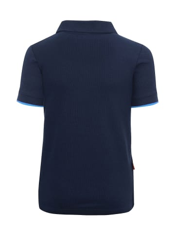 Trollkids Poloshirt "Bergen XT" in Marineblau / Mittelblau