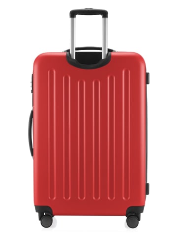 Hauptstadtkoffer Spree - Großer Koffer erweiterbar XL Trolley Aufgabegepäck, TSA, in Rot