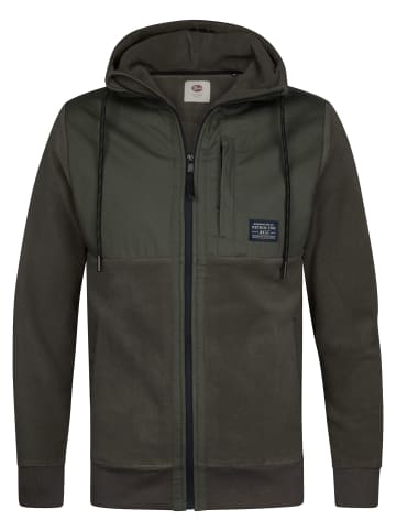 Petrol Industries Hybrid-Kapuzenjacke elmwood in Grau