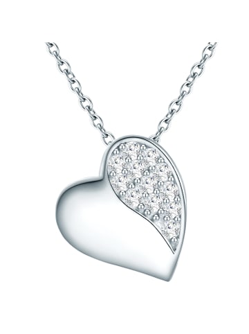 Rafaela Donata Halskette Herz Sterling Silber Zirkonia in silber
