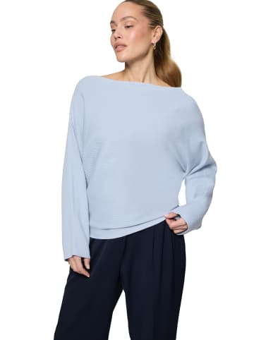 Zero  Strickpullover mit U-Bootausschnitt in Soft Chambray