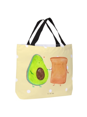 Mr. & Mrs. Panda Schultasche Avocado Toast ohne Spruch in Gelb Pastell