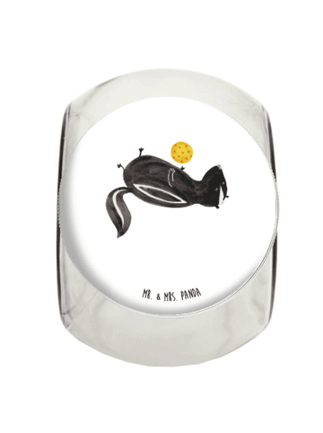 Mr. & Mrs. Panda Lebensmittelbehälter Stinktier Ball ohne Spruch in Weiß