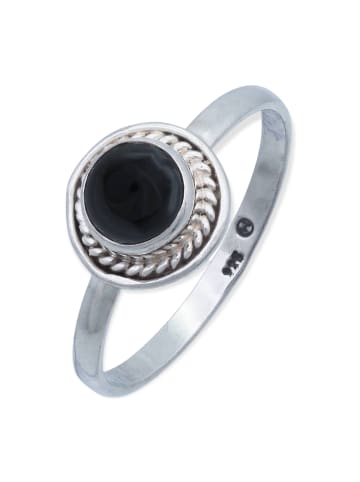 mantraroma 925er Silber - Ringe mit Onyx