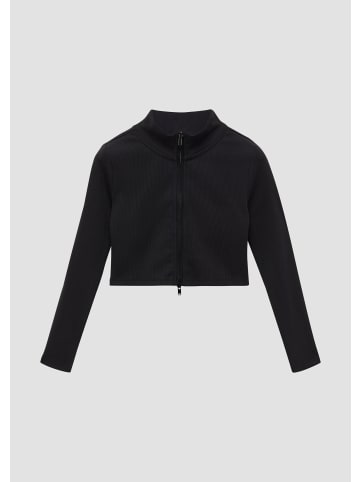 s.Oliver Sweatshirt Jacke in 9999_schwarz