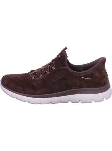 Skechers Damen Slipper SUMMITS - LUXE STRIDE in Braun