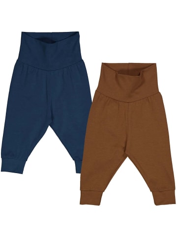 Fred´s World by GREEN COTTON Babyhose 2er-Pack in Navy/Coconut