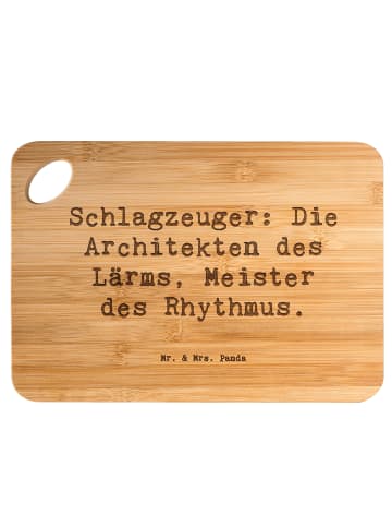 Mr. & Mrs. Panda Hackbrett Spruch Schlagzeug Architekten mit Spruch in Braun