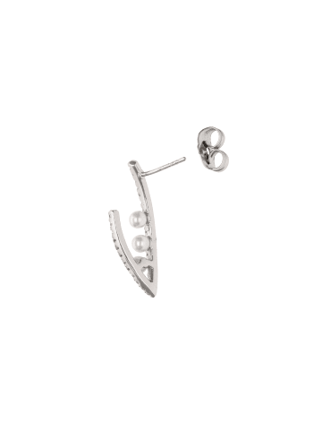 grassland Women Earrings in Silver White