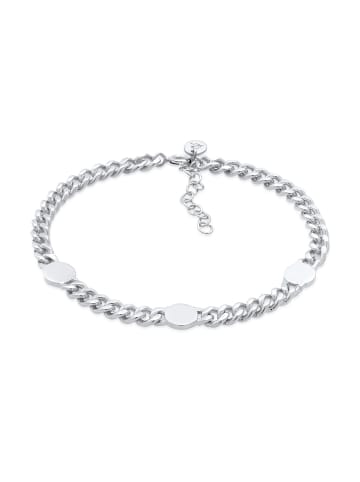 Elli Armband 925 Sterling Silber Geo, Plättchen in Silber