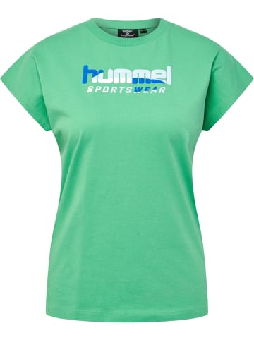 Hummel T-Shirt S/S Hmllgc Jasira T-Shirt in GREEN SPRUCE