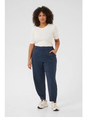 KAFFE curve Hose KCmerla Loose fit in Midnight Marine