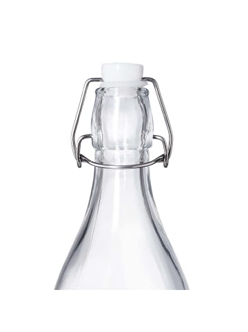 Butlers Flasche mit Bügelverschluss 1000ml SWING in Transparent