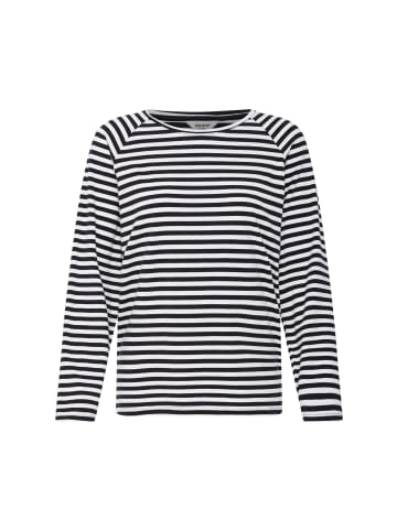 Oxmo Langarmshirt OXNPubby in Weiß