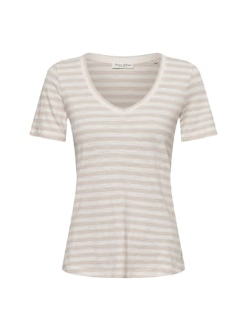 Marc O'Polo T-Shirt in beige melange - 0001