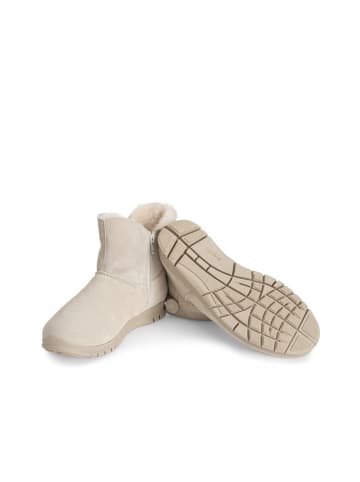 VITAFORM Veloursleder Stiefeletten in offwhite