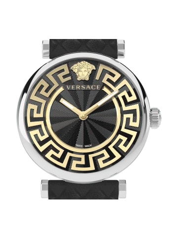 Versace Analoguhr für Damen in Schwarz