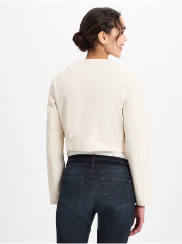 Marie Lund Kunstlederjacke Lonneke in ecru