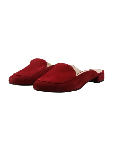 IZIA Leder Slipper in Rot