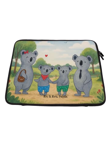 Mr. & Mrs. Panda Laptoptasche Koala Familie zwei Design ohne Spruch in Weiß