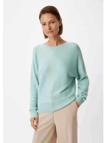 comma Strickpullover langarm in Blau