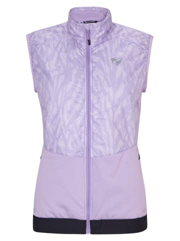 Ziener Weste NANJA in leaves lilac print