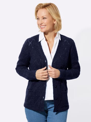 WITT WEIDEN Strickjacke in marine-meliert