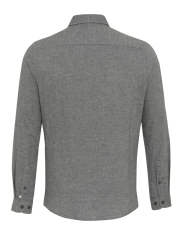 Pure Knopfleisten Langarmshirt für Herren in uni