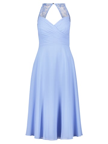 Vera Mont Cocktailkleid mit Spitzeneinsatz in Light Azure