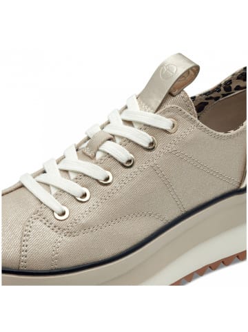 Tamaris Leinenschuh in Gold