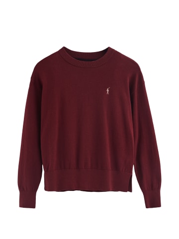 Polo Club Pullover in Granat