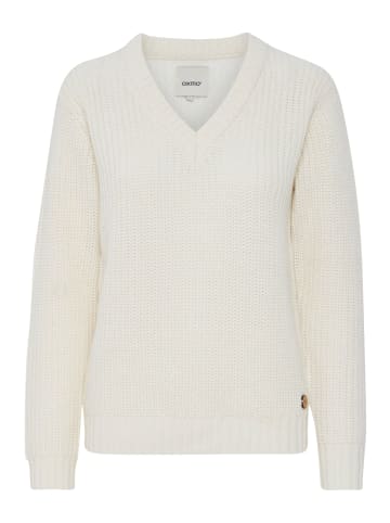 Oxmo Strickpullover OXNanny in Weiß