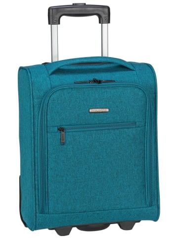 travelite Trolley Cabin 2w Bordtrolley Underseater in Petrol