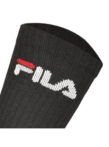 Fila Socken 3er Pack in Schwarz