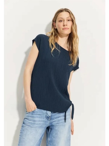 Cecil Rundhals T-Shirt für Damen in blau