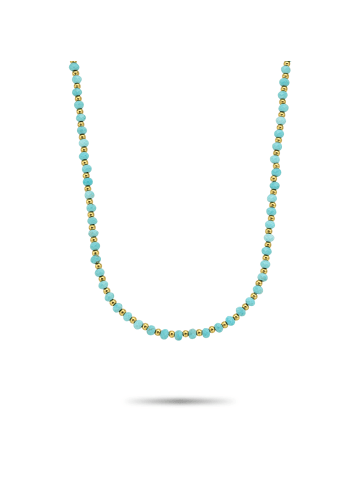 Rebel & Rose Halskette Mix Turquoise Gold in türkis