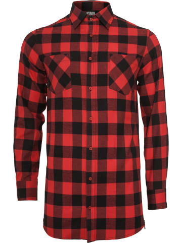 Urban Classics Flanell-Hemden in blk/red