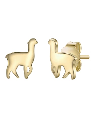Glanzstücke München Ohrstecker Alpaka Sterling Silber in gelbgold