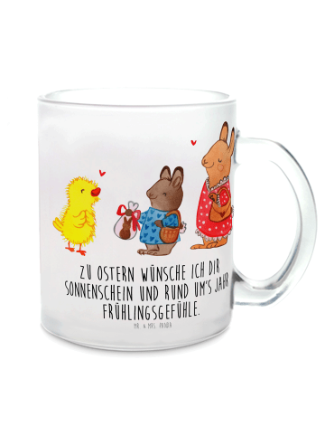 Mr. & Mrs. Panda Teeglas Ostern Geschenke mit Spruch in Transparent