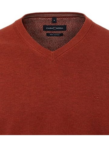 CASAMODA V-Pullover für Herren in orange