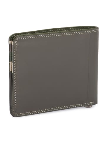 MYWALIT Geldbörse RFID Schutz Leder 11 cm Geldscheinklammer in orchid