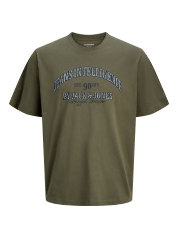 JACK & JONES PLUS T-shirt in Dusty Olive