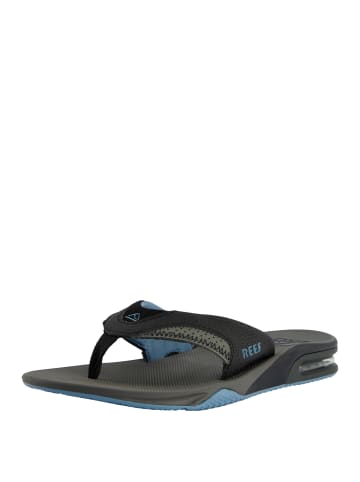 Reef Zehentrenner Sandale Fanning in Grey/Light Blue