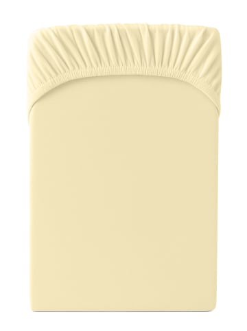 Cats Collection Spannbetttuch Edel-Jersey in vanille