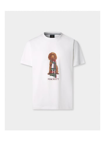 Hackett London Tshirt in Weiß